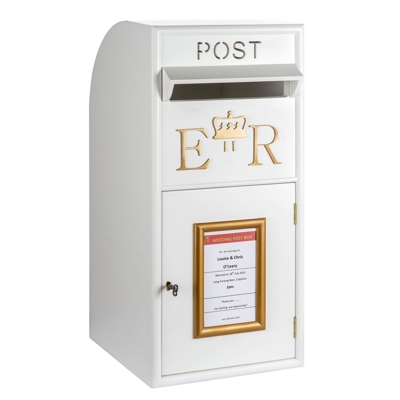 Specially commissioned wedding postbox